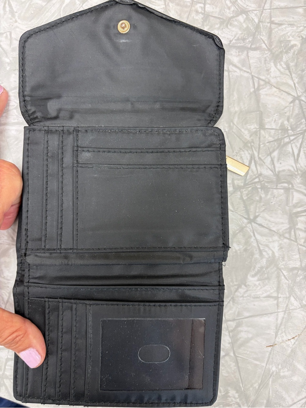 Black Crossbody Bag and Wallet Set - Picture 3 of 3